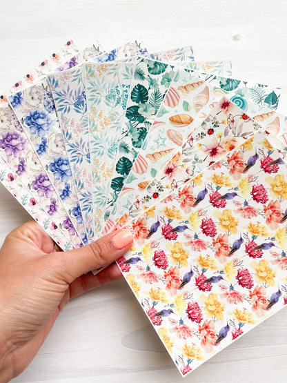 Water-soluble paper for polymer clay craft