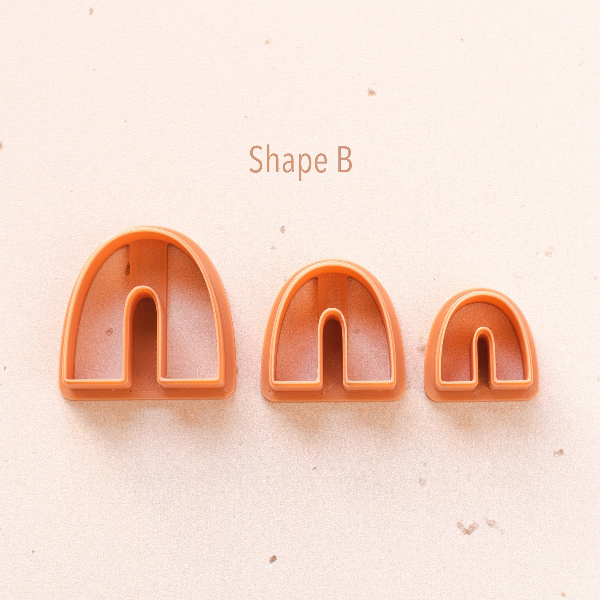 Clay Cutters for Polymer Clay - Dangling Polygon shape - Polymer