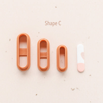 Elongated Rectangle Polymer Clay Cutter