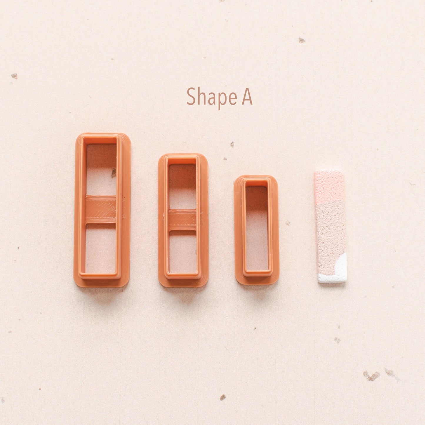 Elongated Rectangle Polymer Clay Cutter